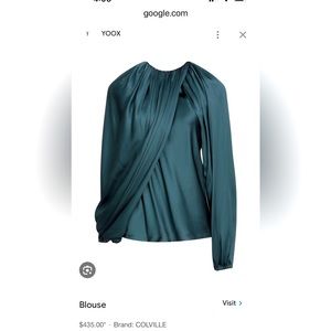 Colville never worn blouse with tags. Original price $435